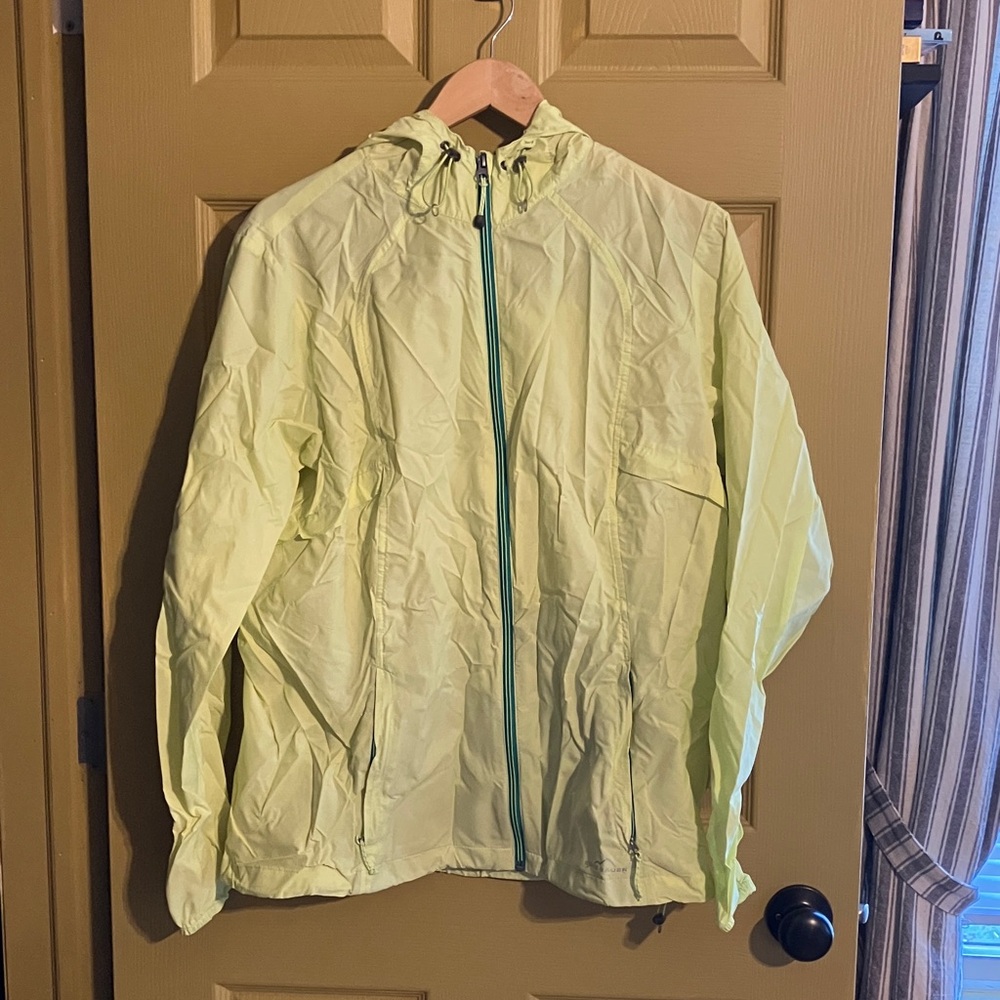 Lime Eddie Bauer Rain Jacket-
